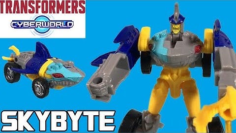 Cyber Changers Sky-Byte Review - Transformers Cyberworld