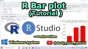 Bar plot by R | Beginner Tutorial #bioinformatics #R #data #datascience