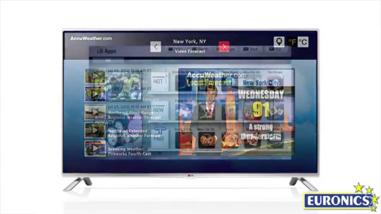 LG Smart TV LED 42LB5700 - YouTube