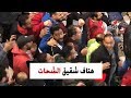 شقيق حسين الشحات يهتف وسط جماهير الأهلي ولا يا ولا يا أهلاوى