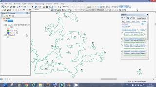 Extract contour lines from a DEM. ArcMap