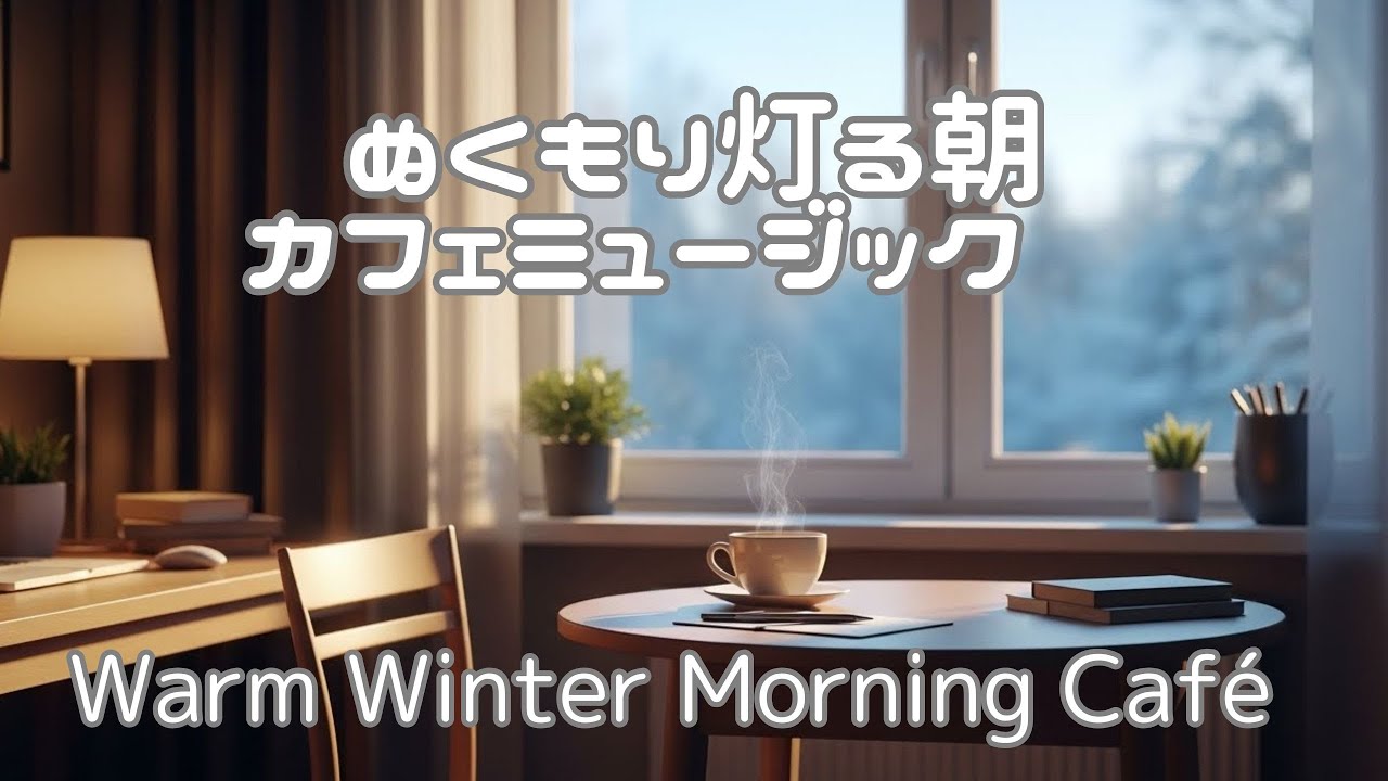 【朝カフェBGM】ぬくもり灯る朝カフェ ☕❄️ | Warm Winter Morning Café ☕❄️