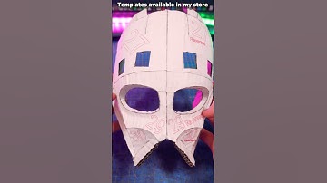 Incredible Darth Vader helmet out of CARDBOARD! 📦😨