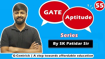 Lec 55 Series || Aptitude & Reasoning || GATE