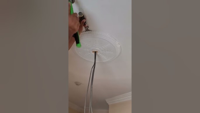 How To Fit A Plaster Ceiling Rose