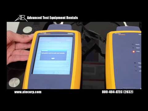 How to Use the Fluke Versiv Series Part 1: DSX-5000/8000 Cable Certifier