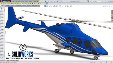 How to Design Helicopter in SolidWorks | Advance Surfacing Modeling in SolidWorks_Part-2