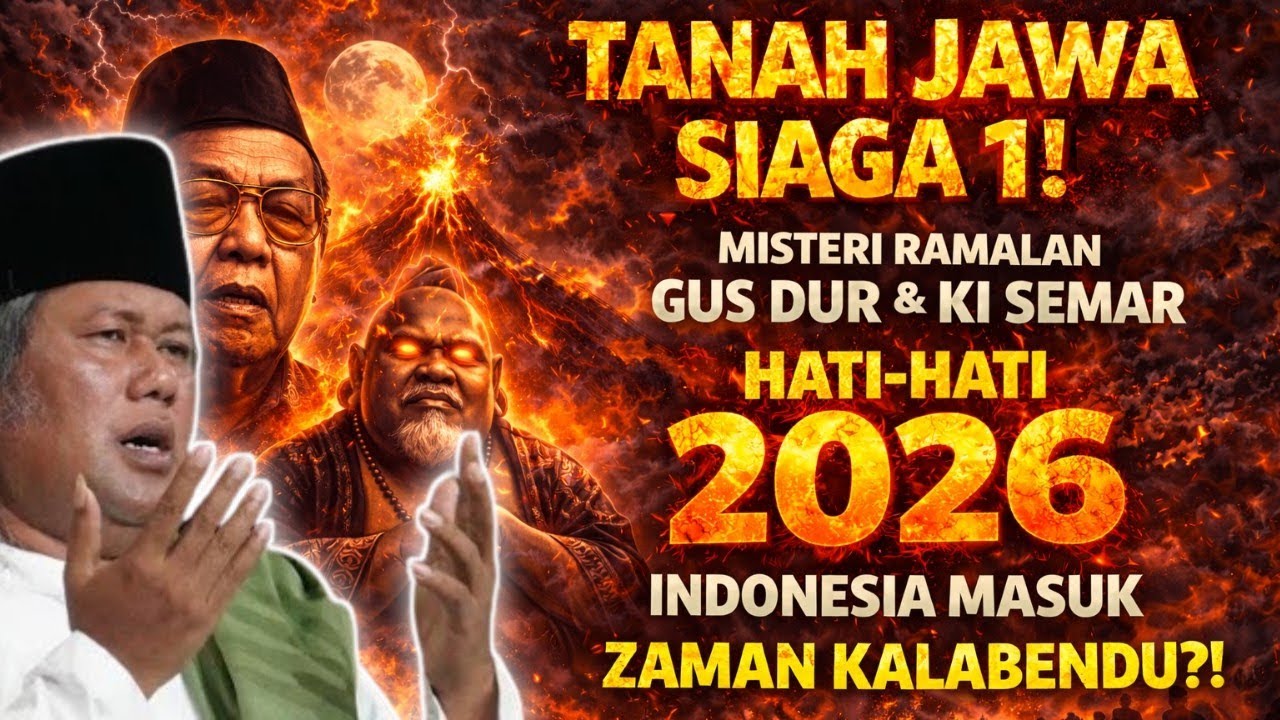 TANAH JAWA SIAGA 1! MISTERI RAMALAN GUS DUR & KI SEMAR 2026 INDONESIA KALABENDU #gusmuwaffiqterbaru