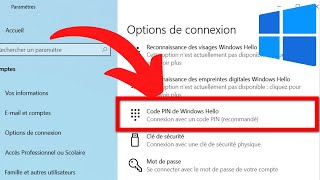 Impossible d'ajouter un code PIN dans Windows 10