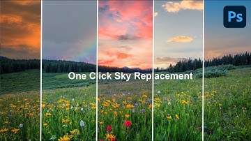 One Tap Sky Replacement || Photoshop || 2021