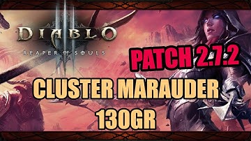 Diablo 3 [Patch 2.7.2 PTR] - Cluster Arrow Marauder F/R 130GR