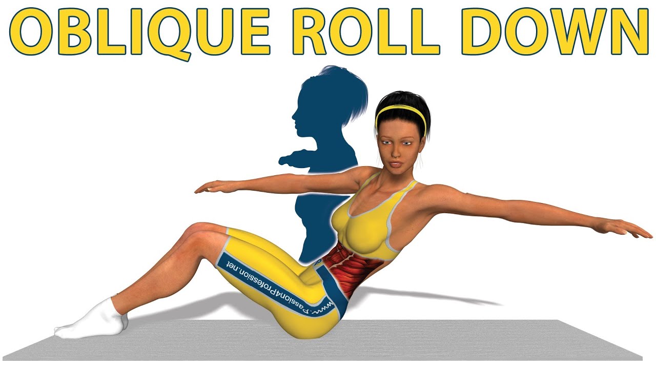 gymkhana Ejercicios de Pilates: Oblique roll down
