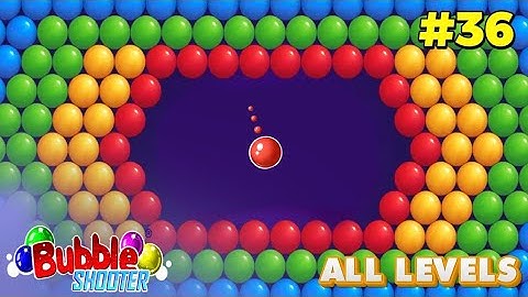 Bubble Shooter Android Gameplay | Bubble Shooter Level 36 | #bubbleshooter #shootergames #gamevideo
