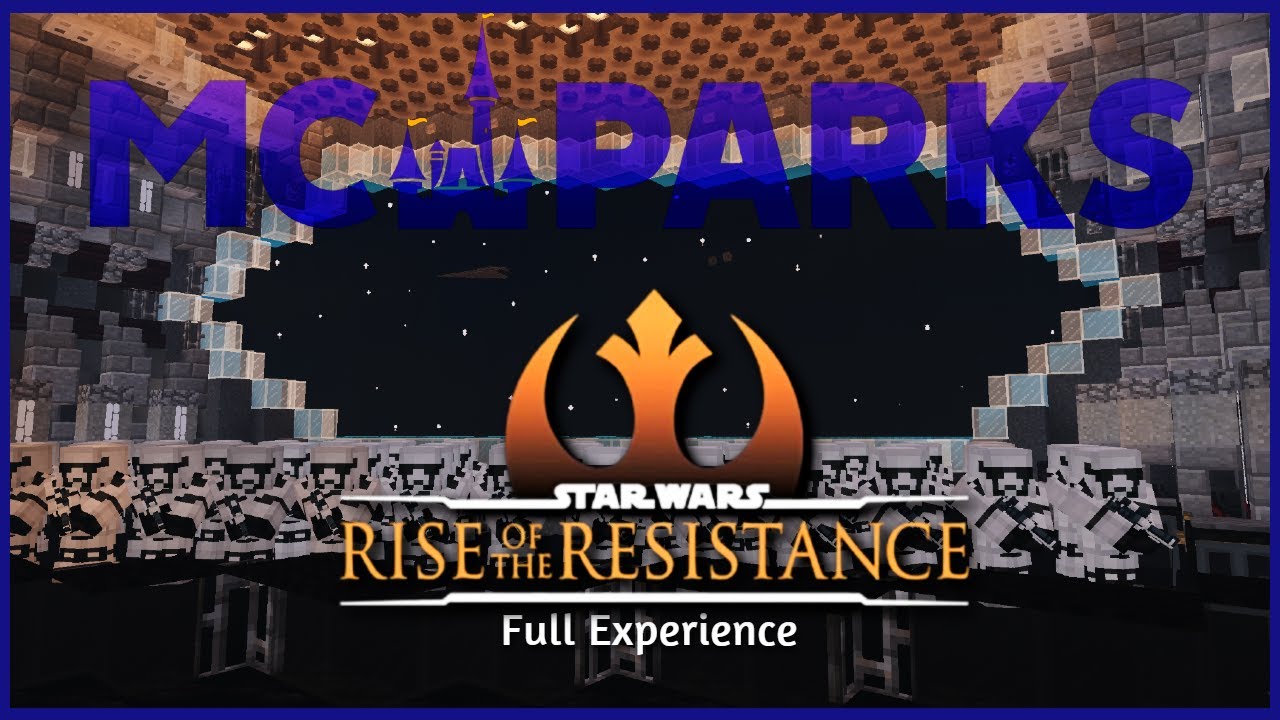 Star Wars: Rise of the Resistance in Minecraft | MCParks - Full Experience