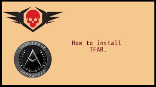 Task Force Arrowhead Beta/TFAR Tutorial - Arma 3