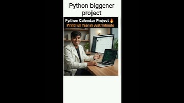 Python Calendar Project 🔥 Print Full Year in Just 30 Seconds | #Python#coding#trending#viral#shorts