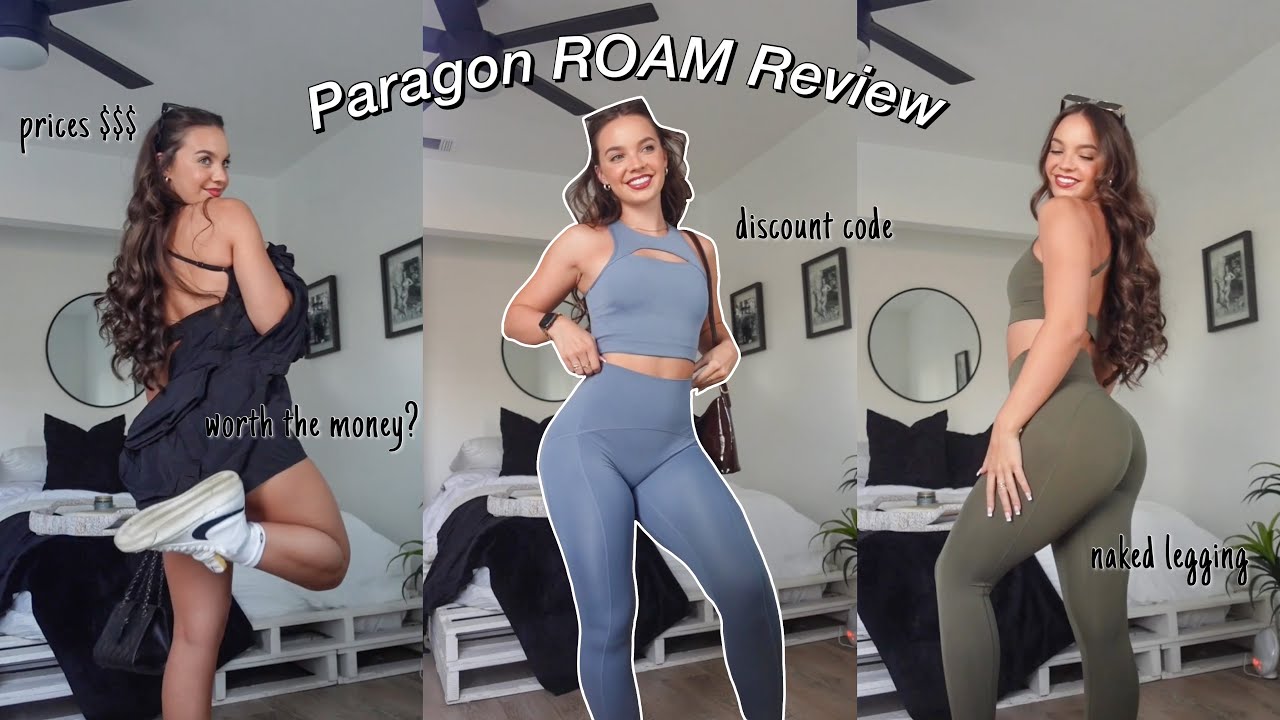 PARAGON FITWEAR REVIEW // are they flattering? roam collection 