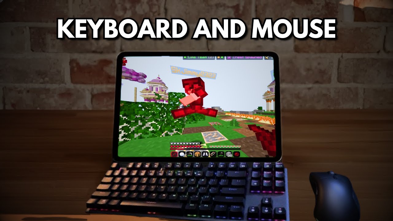 Minecraft Mobile PROS Try Keyboard and Mouse