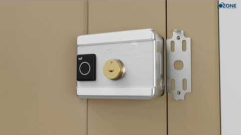 Ozone |  Double-Sided Fingerprint Rim Lock | OZ-DRL-LIFE-F2F | Installation Video