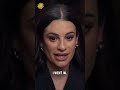 Lea Michele says she auditioned for “Glee” after a car crash #shorts