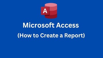 MS Access - How to Create a Report #roger #databasemanagement #msaccess #report #cxc