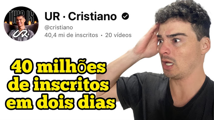 CRISTIANO RONALDO CRIOU UM CANAL NO YOUTUBE I Chegou em 1 milhão de inscritos em menos de 90 minutos