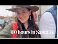 SANTA FE VLOG | hanging like a local, snowboarding, trying on beaver hats, honest GRWM!