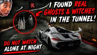 FOUND REAL GHOSTS & WITCHES IN THE TUNNEL! 😱 | Extreme Car Driving Simulator Horror Story screenshot 1