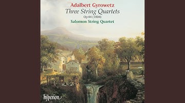 Gyrowetz: String Quartet in A-Flat Major, Op. 44 No. 3: I. Allegretto moderato