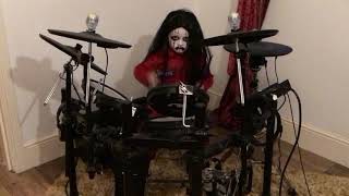 Slipknot Before I Forget- Drum cover. Caleb H Drummer (age 5) Caleb as mini Joey Jordison 🤘🏼🥁