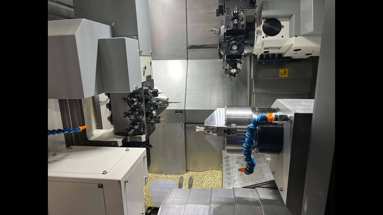 Quicktech T8 Hybrid - 9-Axis Mill-Turn Center with Turret & B-Axis