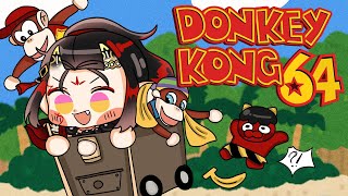 【DONKEY KONG 64 #2】gonna turn lanky kong into a bowl of pasta【NIJISANJI EN | Vox Akuma】