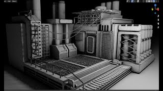 Scifi Secret Base Speed Modeling - Grid Modeler (blender addon) Net Worth