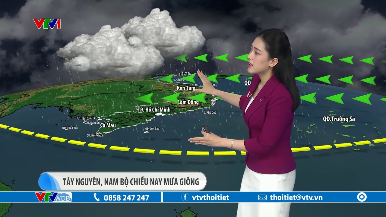 Dự báo thời tiết 12h30 - 02/05/2025 | Nguyên nhân gây mưa to | VTVWDB