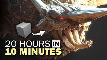 Blender - SERPENT Creature 3D Sculpt (Timelapse)