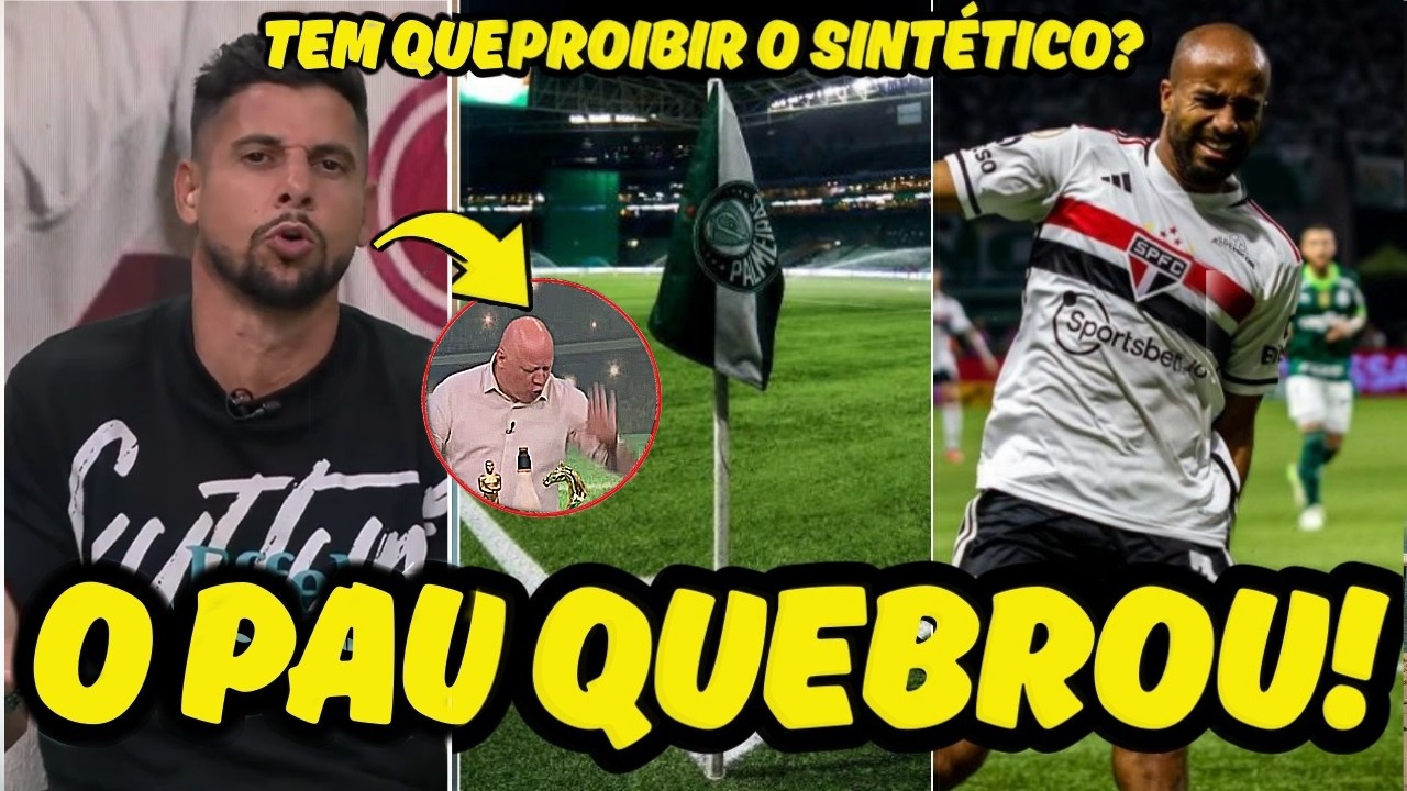 QUEREM PUNIÇÃO! SOBRE O GRAMADO SINTÉTICO DO PALMEIRAS! 