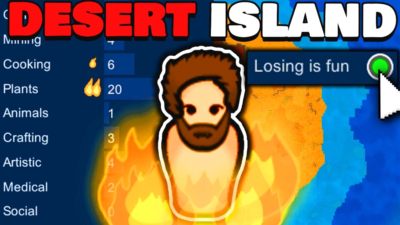 Rimworld: Survival Island, 1 SEED START...