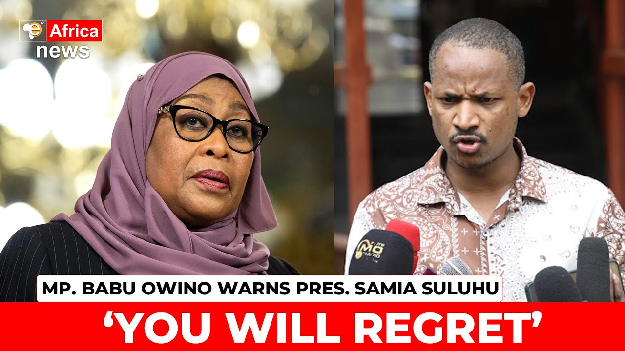 FRESH WAR‼️ MP Babu Owino engages in a heated war with Tanzania's Pres. Samia suluhu