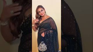 Huma Qureshi Black Saree Looks Just Mind-Blowing