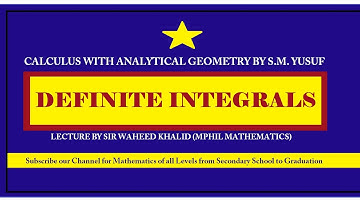 Definite Integrals, Reduction Formulas exc. 5.4, lecture 7 by sir Waheed Khalid in Urdu