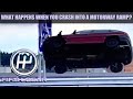 What happens when you crash into a Motorway ramp? | Fifth Gear