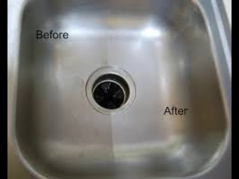 How To Clean A Stainlesssteel Sink Shine Your Sink Deep Clean Your Kitchen Sink