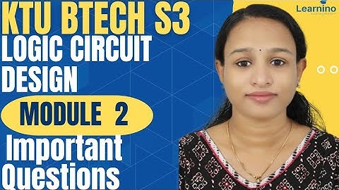 S3 Logic Circuit Design Module 2 Question paper Solution 1