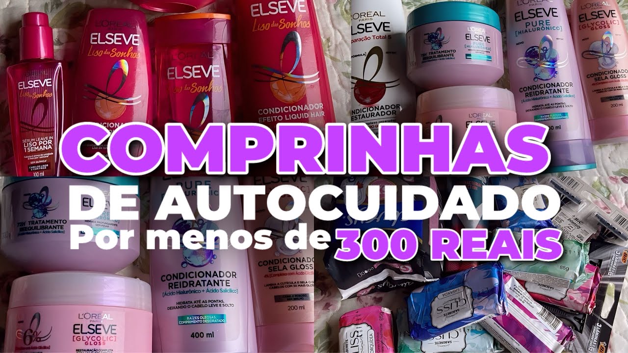 COMPRINHAS DE AUTOCUIDADO por MENOS de R$300| baratinhos🛍️ #Comprinhas #AutoCuidado #DicasDeBeleza