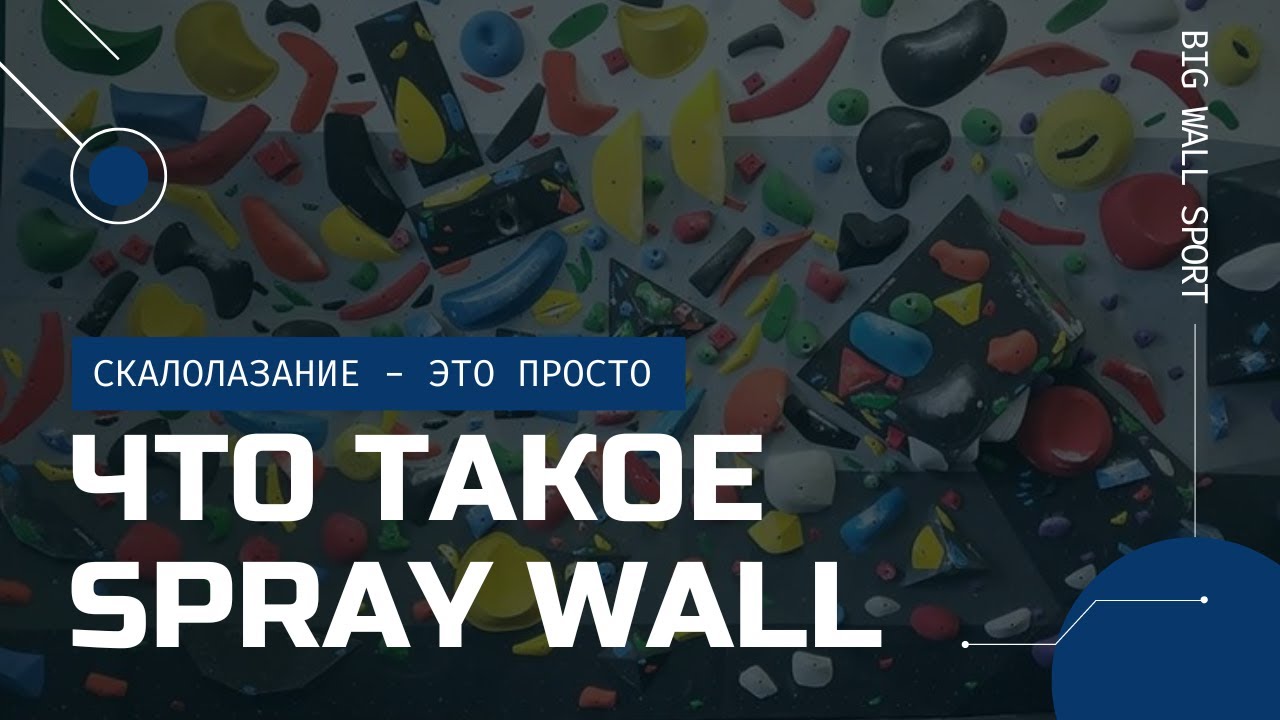 Что такое Spray Wall в скалолазании?