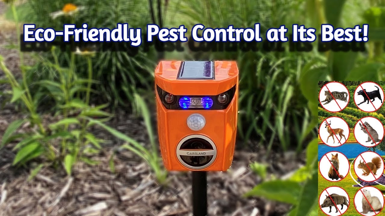 Careland SolarPowered Ultrasonic Animal Repeller Review Protect