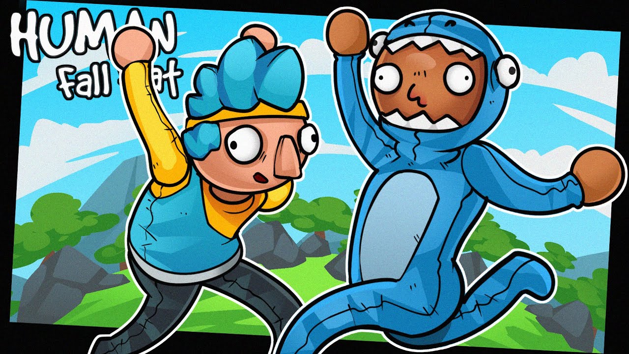 Human Fall Flat W/ Courage, DrLupo & Hitch!