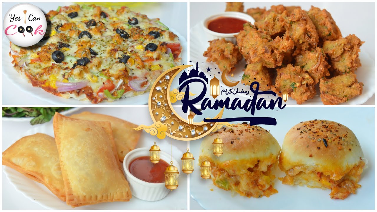 4 Best Iftar Recipes ❗ Ramadan Special by (YES I CAN COOK)