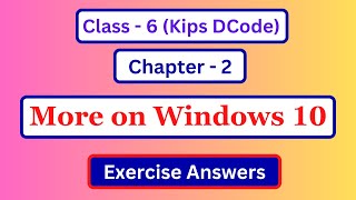 dcode class 6 lesson 2 question answer | class 6 computer chapter 2 exercise answer |decode kips Net Worth