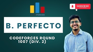 B .  Perfecto | Codeforces Round 1007 (Div. 2) | Solution in Bangla